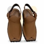 Yellow Mate Vebram Sole Peshawari Chappal