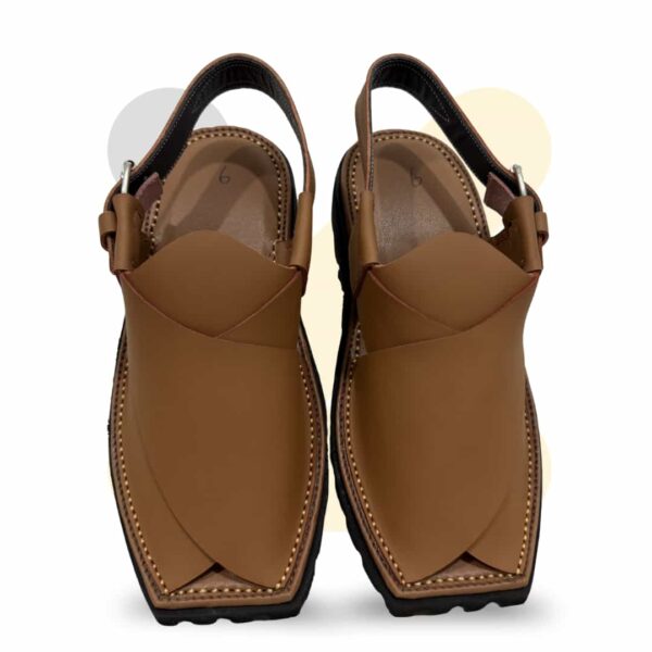 Yellow Mate Vebram Sole Peshawari Chappal