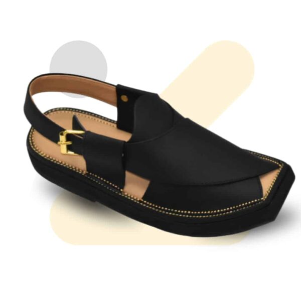 Black Kaptaan Chappal