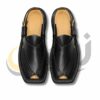 Black Triple Gear Takidar Charsadda Chappal