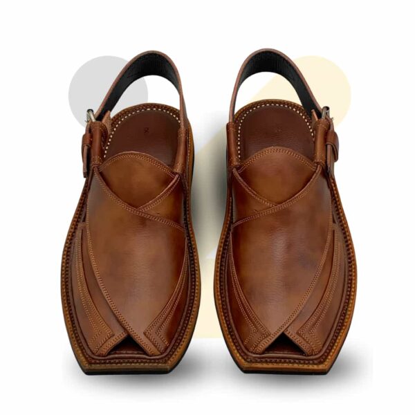 Double Shade Double Gear Takidar T-Shape Peshawari Chappal