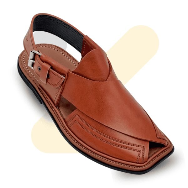 Mustard Gol T Takidar Peshawari Chappal