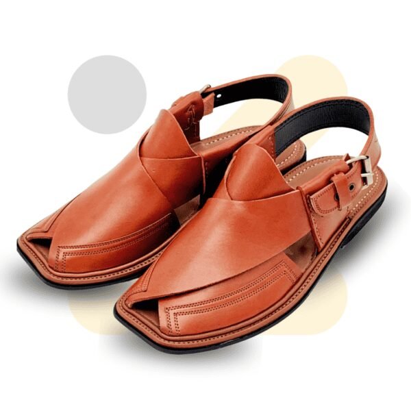 Mustard Gol T Takidar Peshawari Chappal