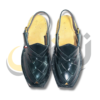 Black Quetta Norozi Chappal with Double Sole