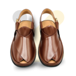 Premium Dark Brown Smart Zalmi Round Edge Chappal