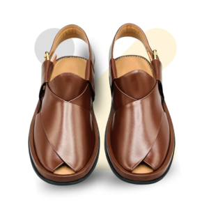Premium Dark Brown Smart Zalmi Round Edge Chappal