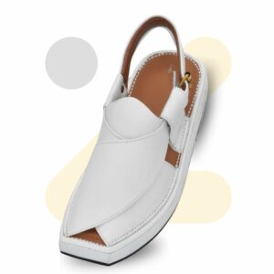 White Kaptaan Chappal