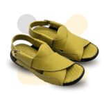 Yellow Mate Soft Sole Striped Slippers