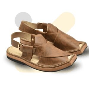 Double Shade Brown Kaptaan Chappal