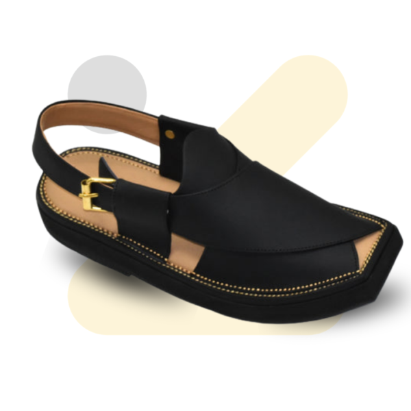 Black Kaptaan Chappal