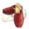 Burgundy Norozi Peshawari Chappal