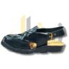 Black Quetta Norozi Chappal with Double Sole