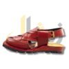 Burgundy Norozi Peshawari Chappal