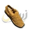 Camel Medium Sole Suede Peshawari Chappal