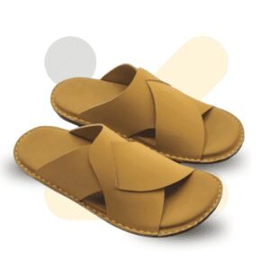 Handmade Yellow Mate Soft Sole Slippers
