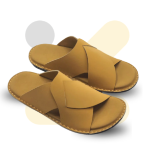 Handmade Yellow Mate Soft Sole Slippers