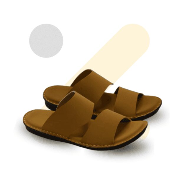 Yellow Mate Double Strap Soft Sole Slippers