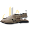 Beige Crocodile Texture Takidar Peshawari Chappal