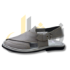 Gray Crocodile Texture Takidar Pehawari Chappal