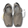 Dark Beige Crocodile Texture Takidar Peshawari Chappal