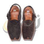 Dark Brown Suede Peshawari Chappal