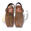 Light Brown Suede Peshawari Chappal