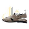 Dark Beige Crocodile Texture Takidar Peshawari Chappal