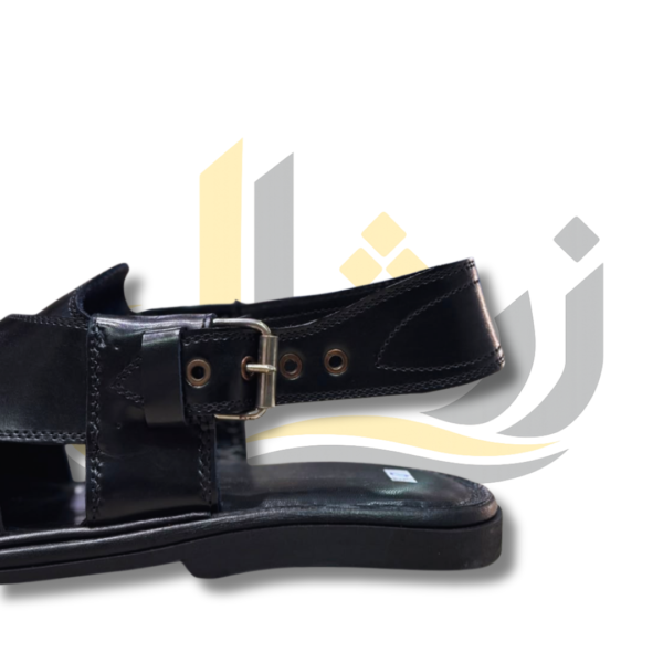 Black Takidar Peshawari Chappal