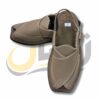 Beige Crocodile Texture Takidar Peshawari Chappal