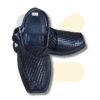 Black Woven Takidar Peshawari Chappal
