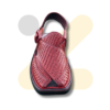Master Brown Woven Takidar Peshawari Chappal