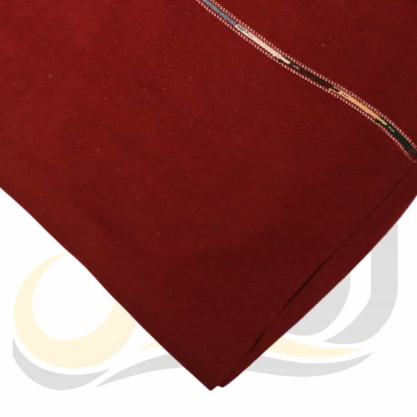 Handmade Pure Maroon Woolen Shawl