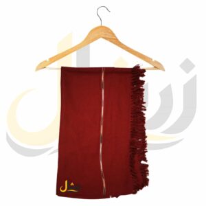 Handmade Pure Maroon Woolen Shawl