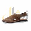 Light Brown Suede Peshawari Chappal