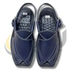 Nave Blue Crocodile Texture Takidar Pehawari Chappal