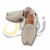 Off White Suede Peshawari Chappal