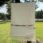 Men’s Off-White Wool Shawl-E-Hindi