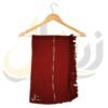 Handmade Pure Maroon Woolen Shawl