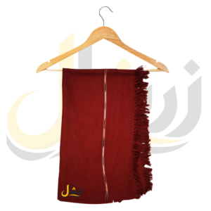 Peshawari Chappal 18 Handmade Pure Maroon Woolen Shawl