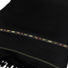 Black Plain 100% Acrylic Men Shawl