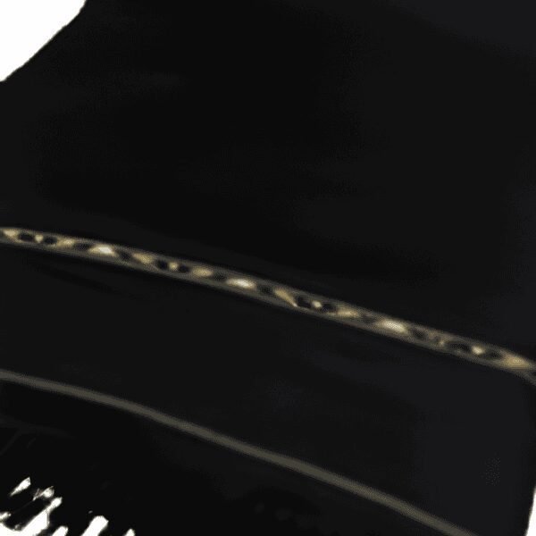 Black Plain 100% Acrylic Men Shawl