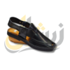 Black Medium Sole Takidar Peshawari Chappal