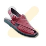 Master Brown Woven Takidar Peshawari Chappal