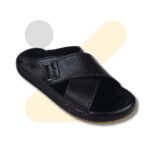 Black Medicated Slippers X for Men - Soft Padded Daily Wear