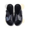 Black Medicated Slippers X for Men - Soft Padded Daily Wear