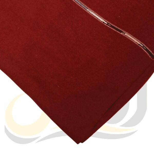 Handmade Pure Maroon Woolen Shawl