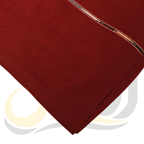 Handmade Pure Maroon Woolen Shawl