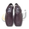 Dark Brown Doted Takidar Medium Sole Peshawari Chappal