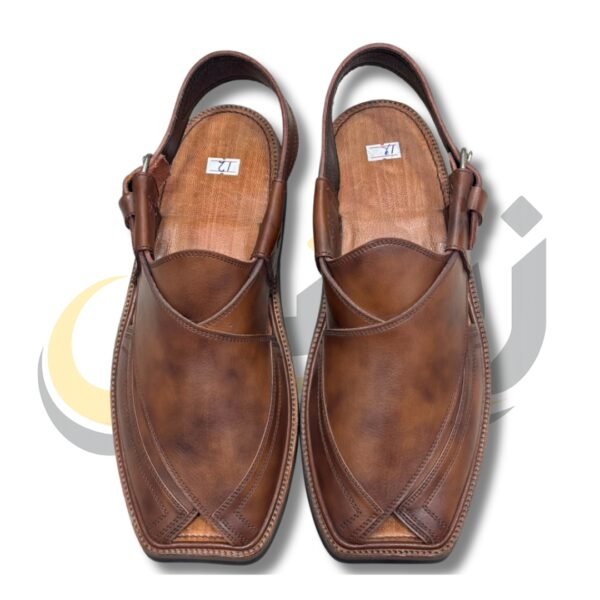 Double Shade Medium Sole Takidar Peshawari Chappal