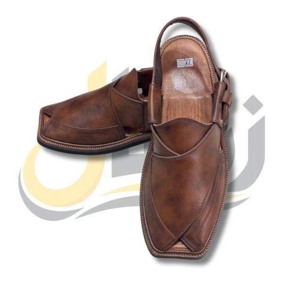 Double Shade Medium Sole Takidar Peshawari Chappal